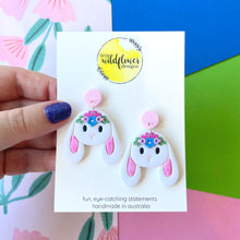 Load image into Gallery viewer, Bunnies, Animal Friends Dangles