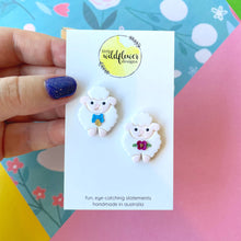 Load image into Gallery viewer, Sheepies, Animal Friends Studs